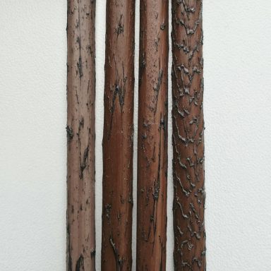 Rattan-Muster in braun