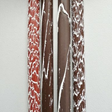 Farbvergleich in warmen Brauntönen