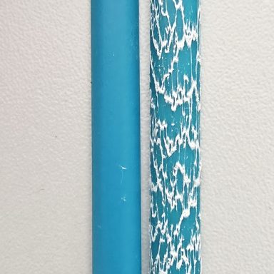 Rattan-Muster in Türkis