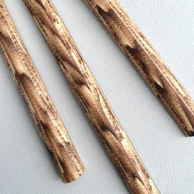 Holzmaserung als Polyrattan-Designvorlage