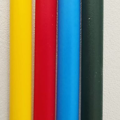 Polyrattan-Farbinspiration in Gelb, Rot, Blau, Grün